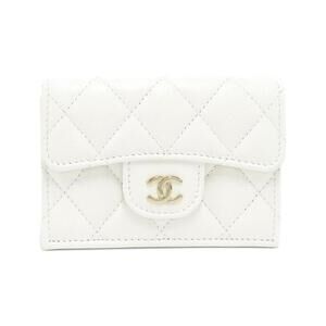 CHANEL Authentic White Wallet